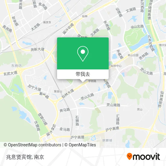 兆意贤宾馆地图