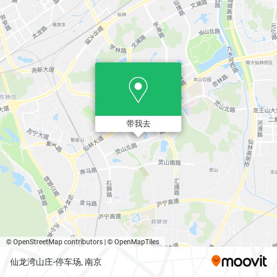 仙龙湾山庄-停车场地图
