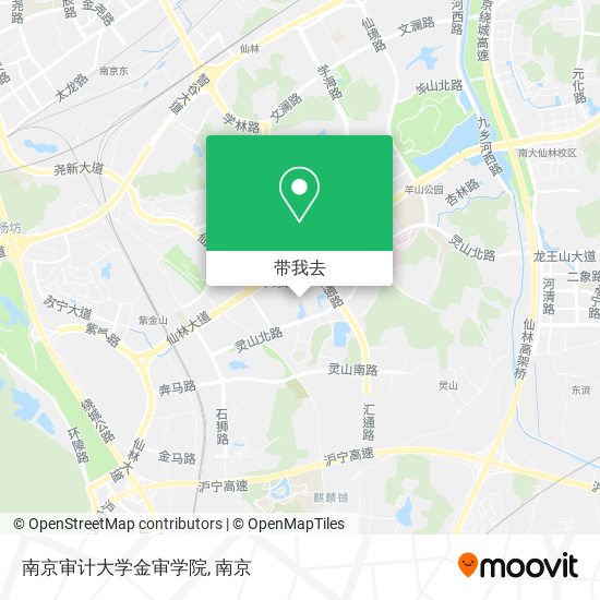 南京审计大学金审学院地图