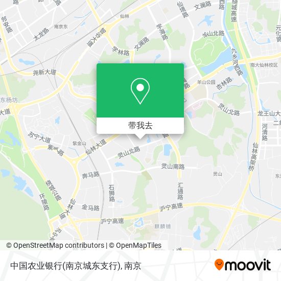 中国农业银行(南京城东支行)地图