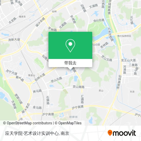 应天学院-艺术设计实训中心地图