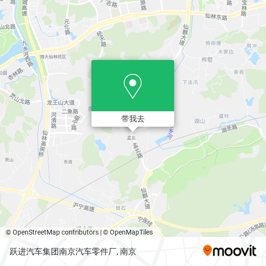 跃进汽车集团南京汽车零件厂地图