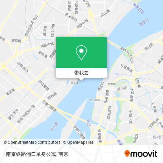 南京铁路浦口单身公寓地图