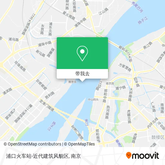 浦口火车站-近代建筑风貌区地图