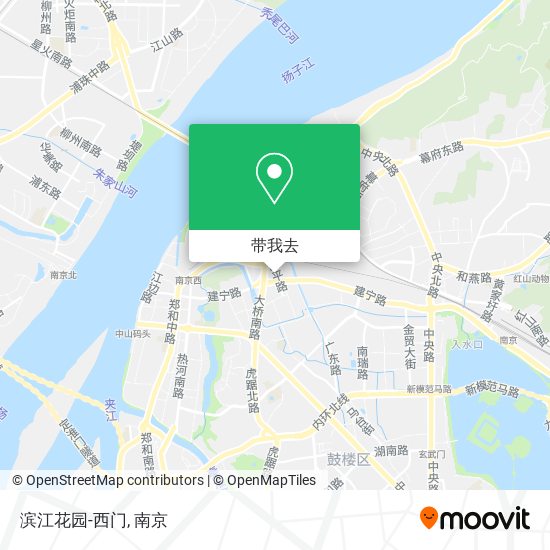 滨江花园-西门地图