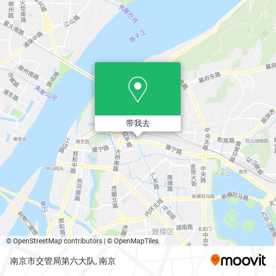 南京市交管局第六大队地图