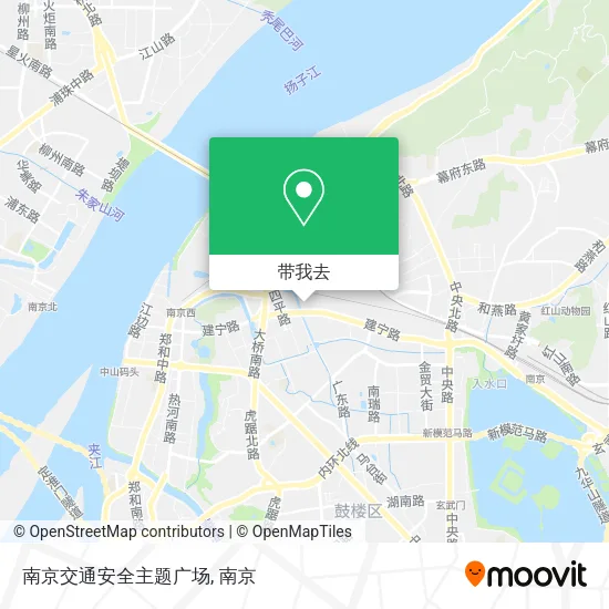 南京交通安全主题广场地图