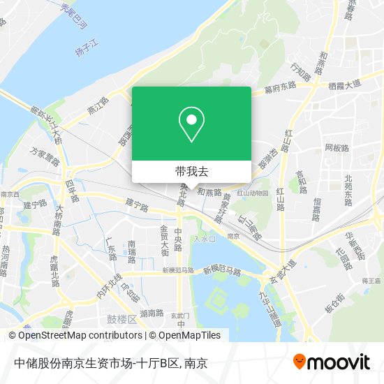 中储股份南京生资市场-十厅B区地图