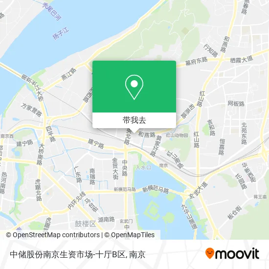 中储股份南京生资市场-十厅B区地图