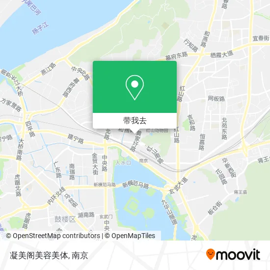 凝美阁美容美体地图