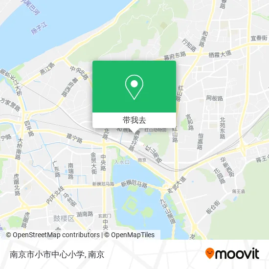 南京市小市中心小学地图