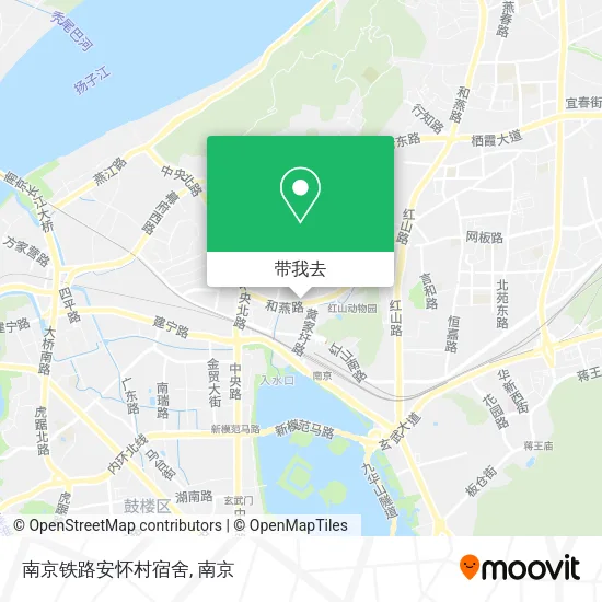 南京铁路安怀村宿舍地图