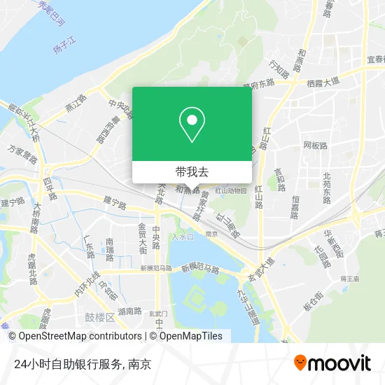 24小时自助银行服务地图
