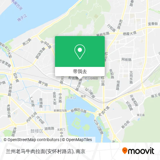 兰州老马牛肉拉面(安怀村路店)地图