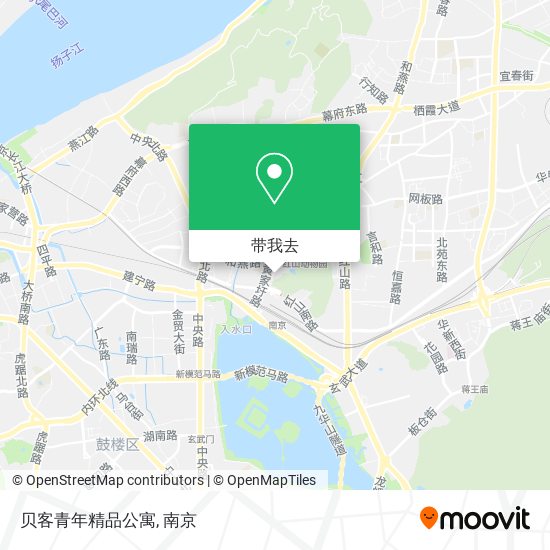 贝客青年精品公寓地图