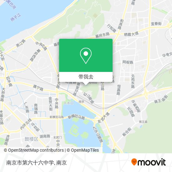 南京市第六十六中学地图