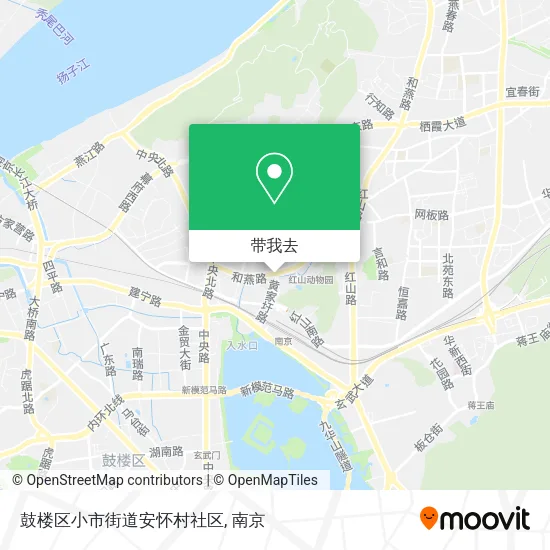 鼓楼区小市街道安怀村社区地图
