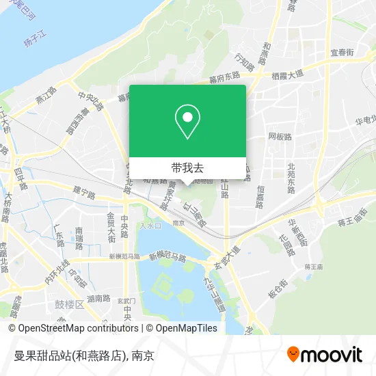 曼果甜品站(和燕路店)地图