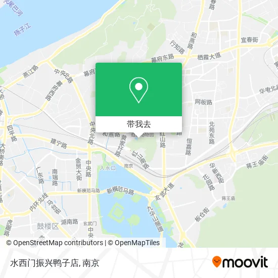 水西门振兴鸭子店地图