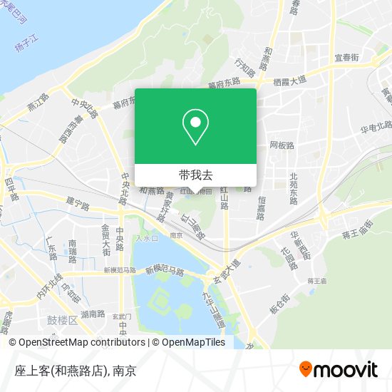 座上客(和燕路店)地图