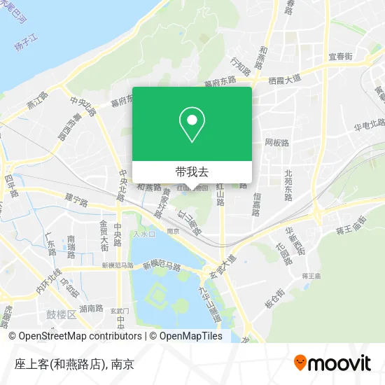 座上客(和燕路店)地图