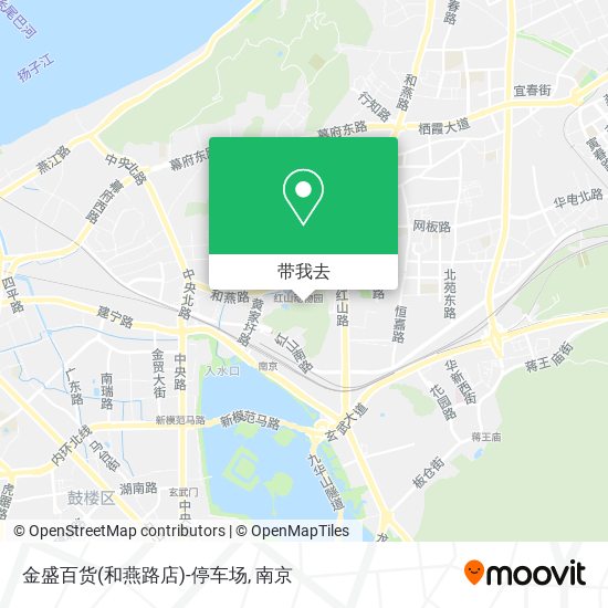 金盛百货(和燕路店)-停车场地图