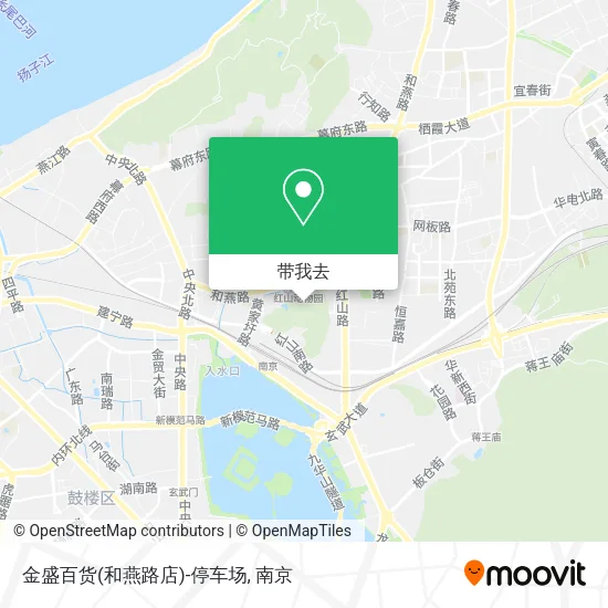 金盛百货(和燕路店)-停车场地图