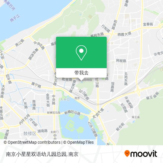 南京小星星双语幼儿园总园地图