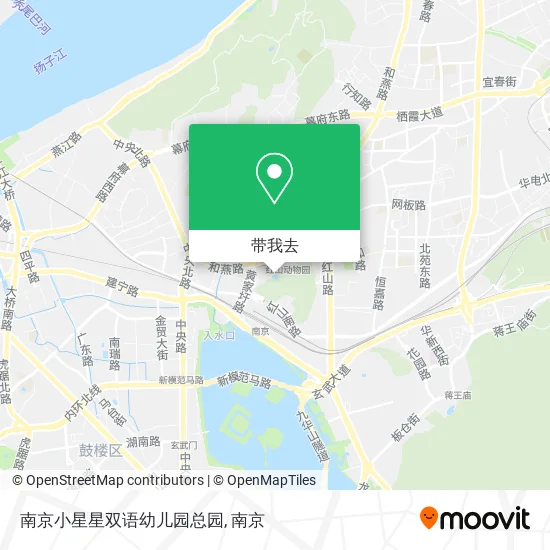 南京小星星双语幼儿园总园地图