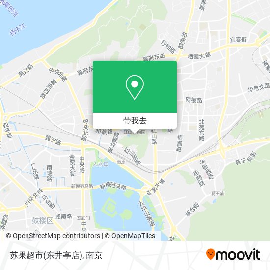 苏果超市(东井亭店)地图