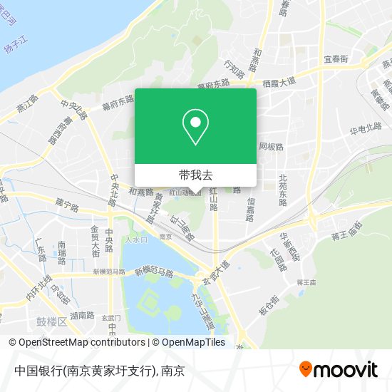 中国银行(南京黄家圩支行)地图