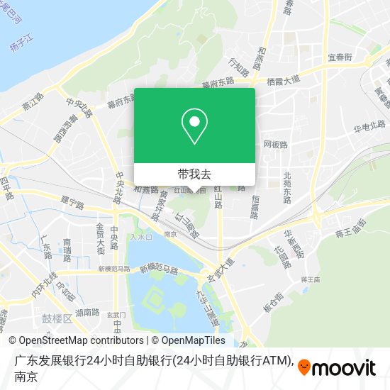 广东发展银行24小时自助银行(24小时自助银行ATM)地图