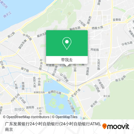 广东发展银行24小时自助银行(24小时自助银行ATM)地图
