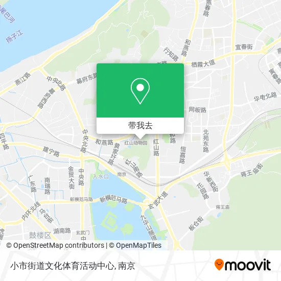 小市街道文化体育活动中心地图