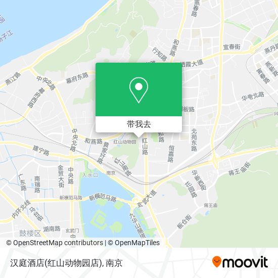 汉庭酒店(红山动物园店)地图