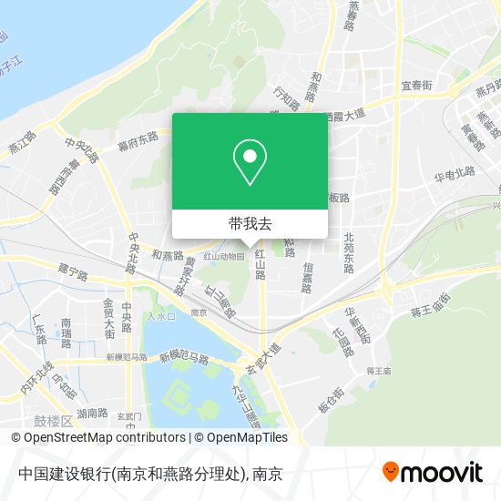 中国建设银行(南京和燕路分理处)地图