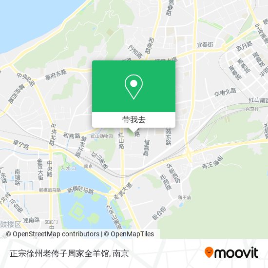 正宗徐州老侉子周家全羊馆地图