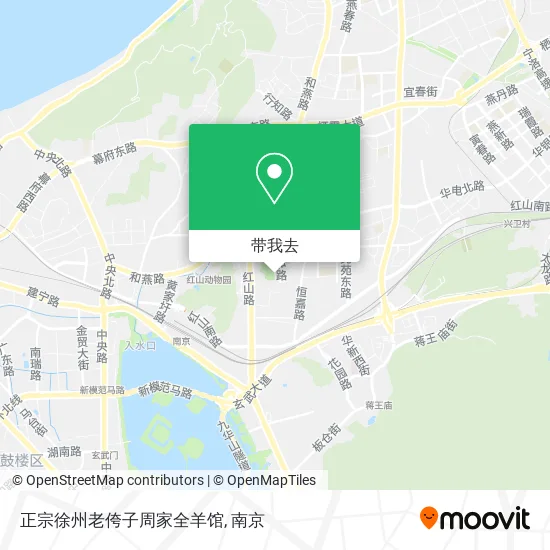正宗徐州老侉子周家全羊馆地图