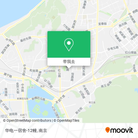 华电一宿舍-12幢地图
