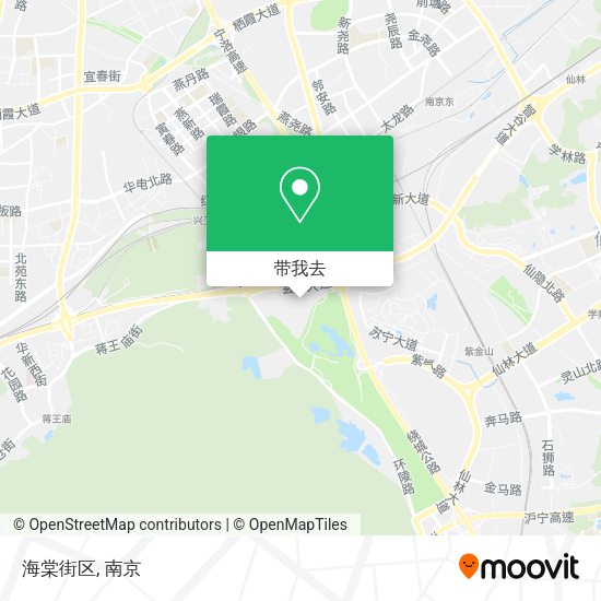海棠街区地图