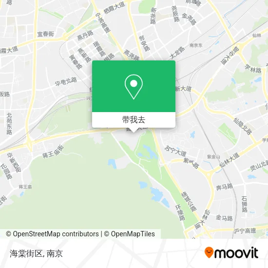 海棠街区地图