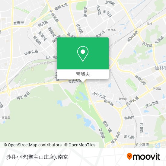 沙县小吃(聚宝山庄店)地图