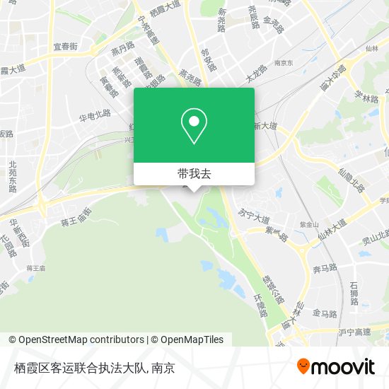 栖霞区客运联合执法大队地图