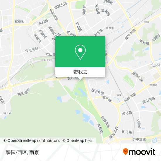 臻园-西区地图