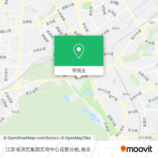 江苏省演艺集团艺培中心花蕾分校地图
