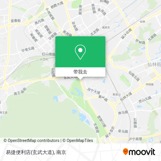 易捷便利店(玄武大道)地图