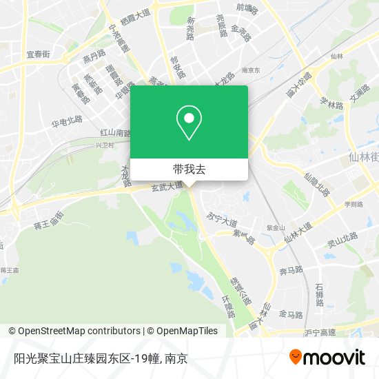 阳光聚宝山庄臻园东区-19幢地图
