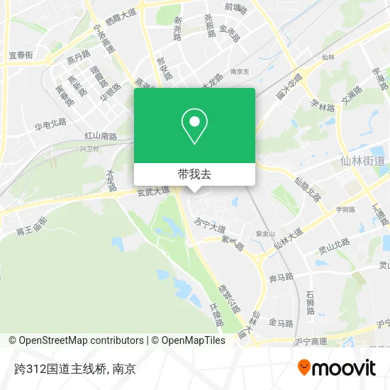 跨312国道主线桥地图