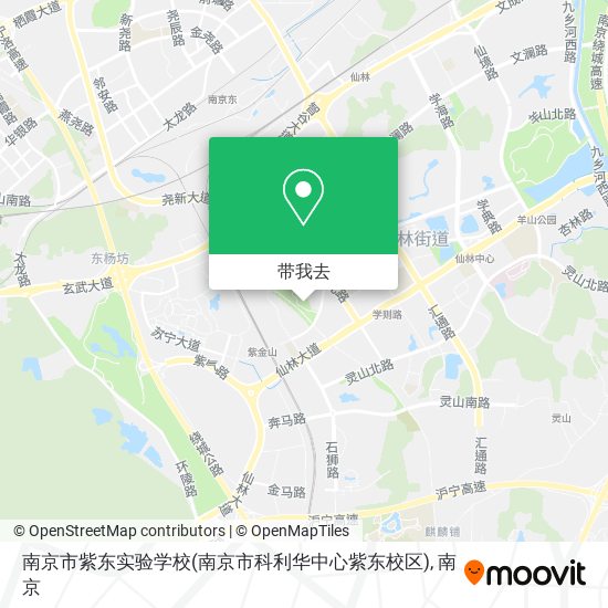 南京市紫东实验学校(南京市科利华中心紫东校区)地图