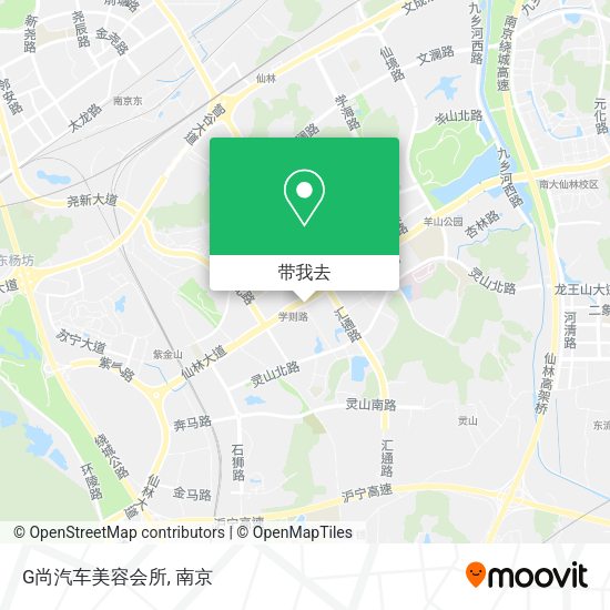 G尚汽车美容会所地图